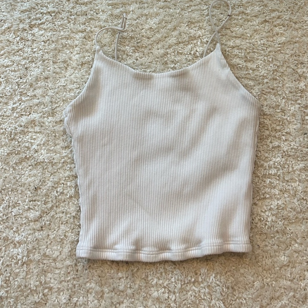 white garage tank top